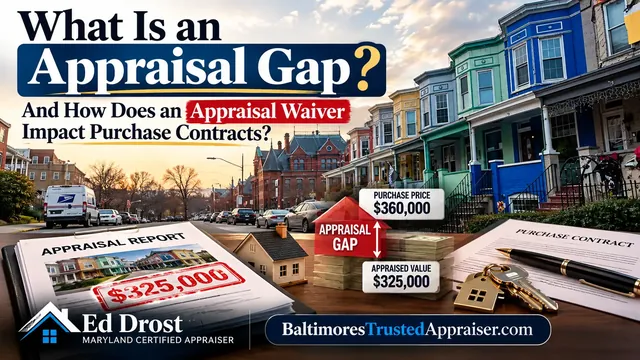 Appraisal Gap and Appraisal Waiver Explained by Ed Drost, Baltimore's Trusted Appraiser