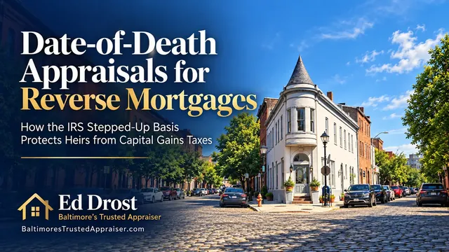 Date-of-Death Appraisals for Reverse Mortgage Homes by Ed Drost, Baltimore's Trusted Appraiser