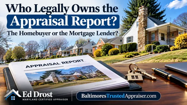 Who Owns the Home Appraisal Report? by Ed Drost, Baltimore's Trusted Appraiser